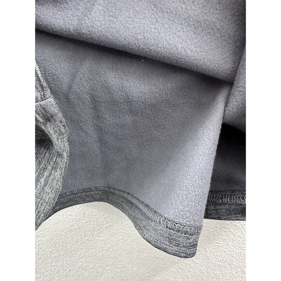 DC Comics Batman Mens Pullover Size Medium Gray Quarter Zip Logo Long Sleeve - Picture 9 of 14